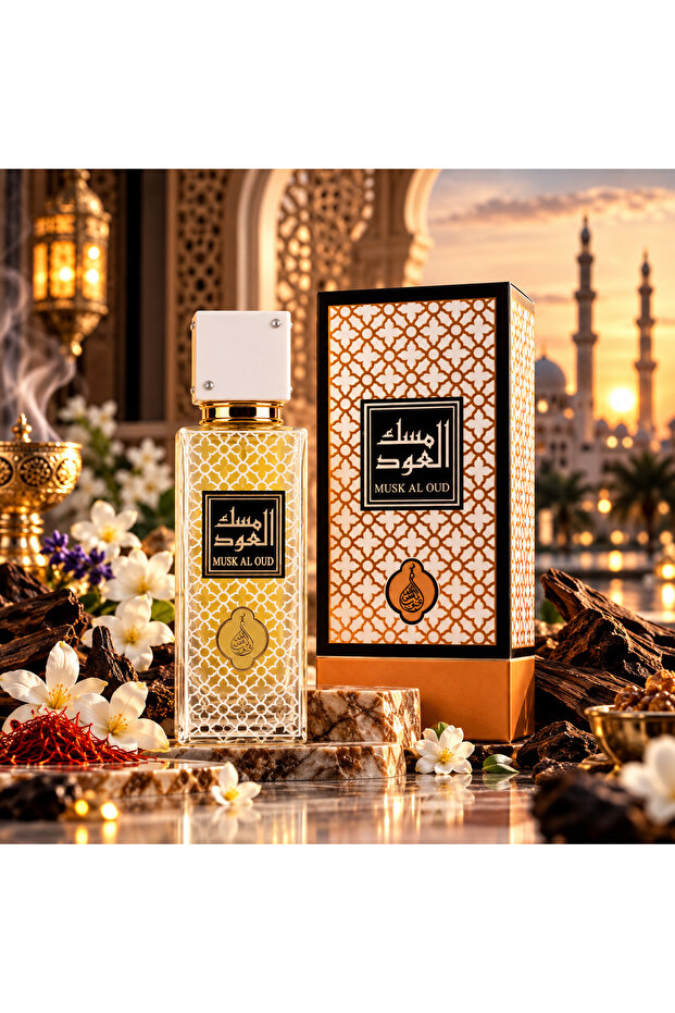 Musk Al Oud Eau de Parfum 80ml | Musk, Oud & Woody Fragrance | Elegant Oriental Scent