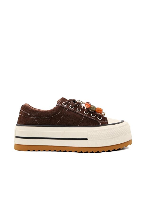26K366-1 Brown Women's Sneakers