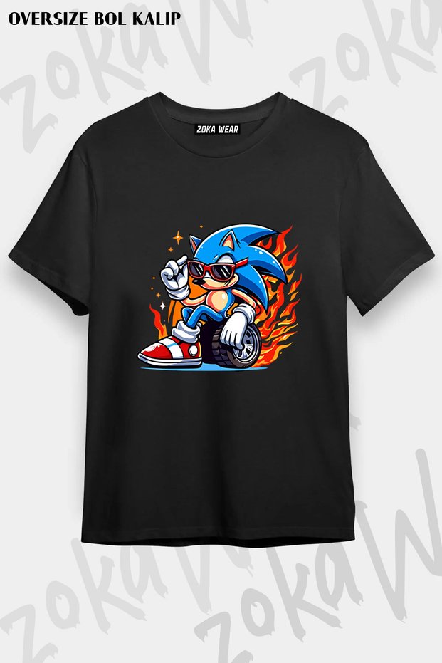 Sonic the Hedgehog Printed T-Shirt