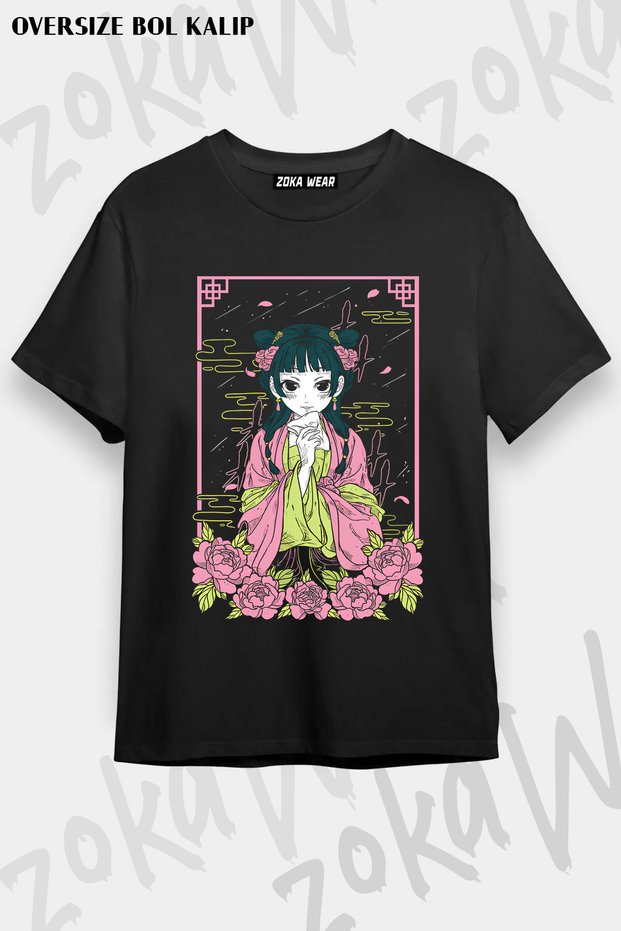 Kusuriya Hicbir Hitorigoto Maomao Kawaii Printed T-Shirt