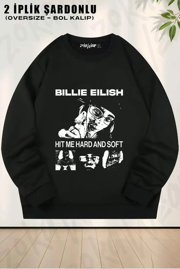 Billie Eilish Printed Crew Neck Sweatshirt