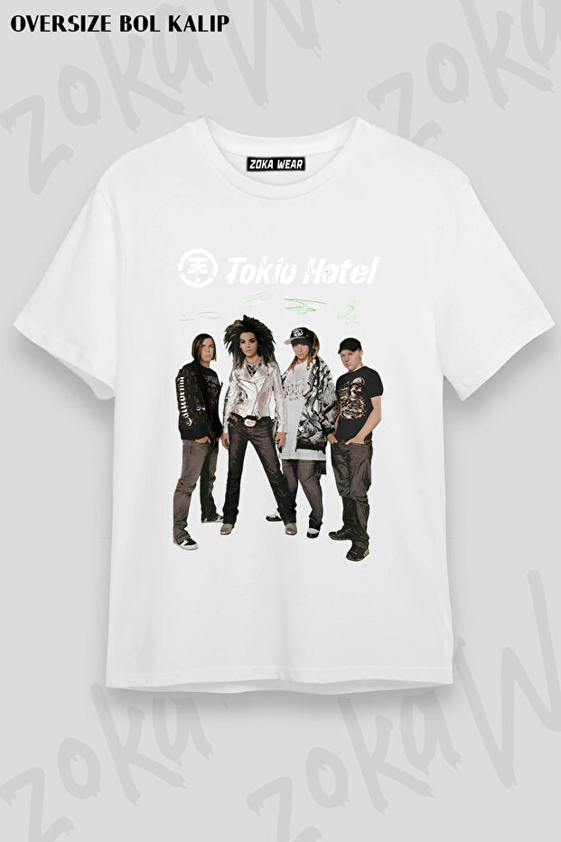 Signs Tokio Hotel t Printed T-Shirt