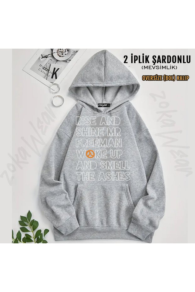 Half Life 2 - Rise and Shine Printed Hooded Sweatshirt