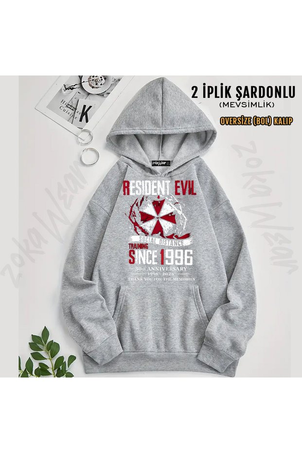 Resident Evil 30 Years Anniversary Custom Printed Hooded Sweatshirt