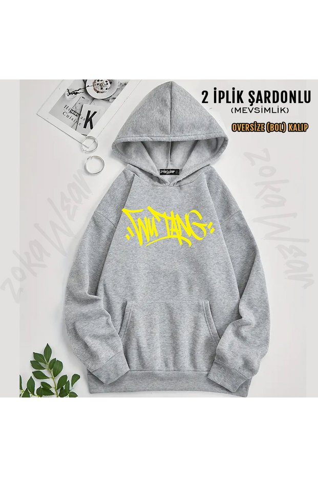 Wu Tang Clan V3 Printed Hooded Sweatshirt