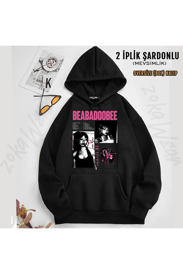 Beatopia Beabadoobee Beatrice Bea Kristi Printed Hooded Sweatshirt