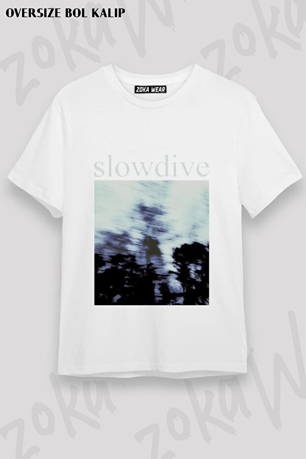 Slowdive Leri Harajuku Printed T-Shirt