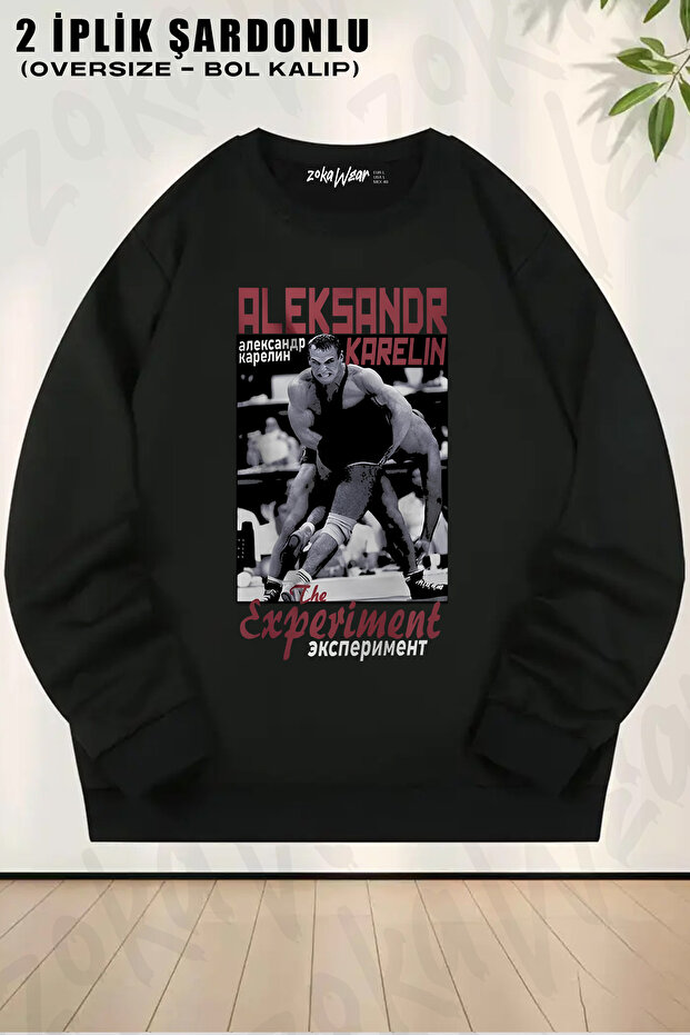 Experiment Ufc Mma Gures Aleksandr Karelin Printed Crew Neck Sweatshirt