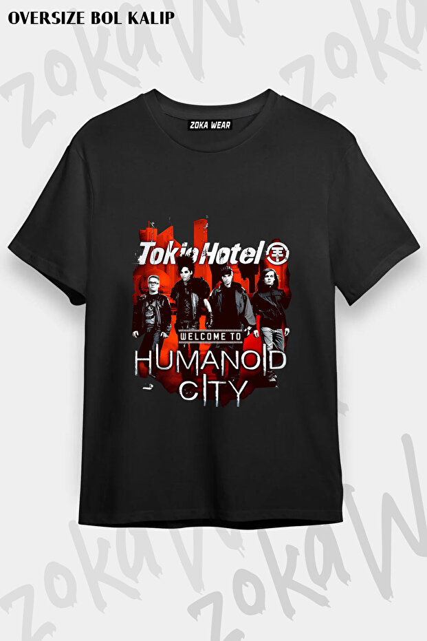 Tokio Hotel Welcome to Humanoid City Printed T-Shirt