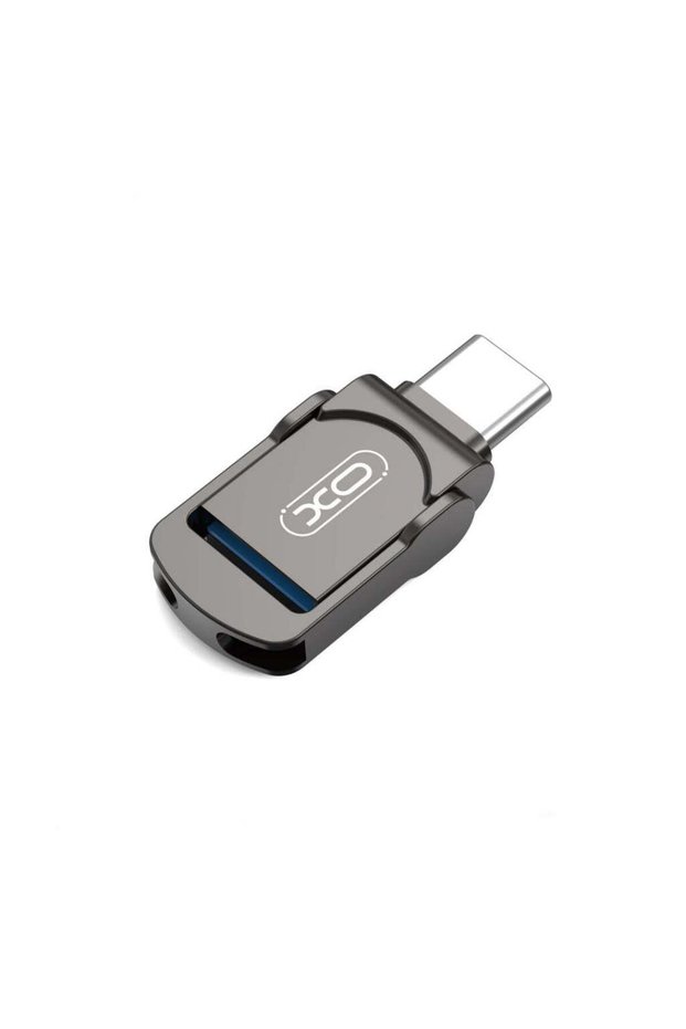 USB Flash Drive DK10 64GB, USB 3.2 + Type-C, Graphite - graphite