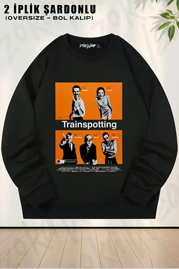 Trainspotting Movie Custom Printed Crew Neck Sweatshirt