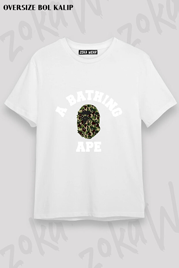 Bathing Bape Camouflage Printed T-Shirt
