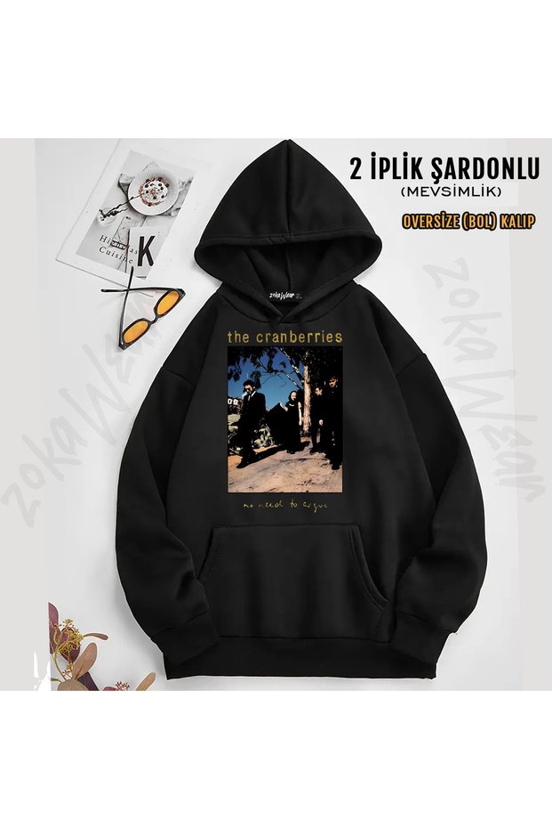 The Cranberries Printed P Printed Hooded Sweatshirt