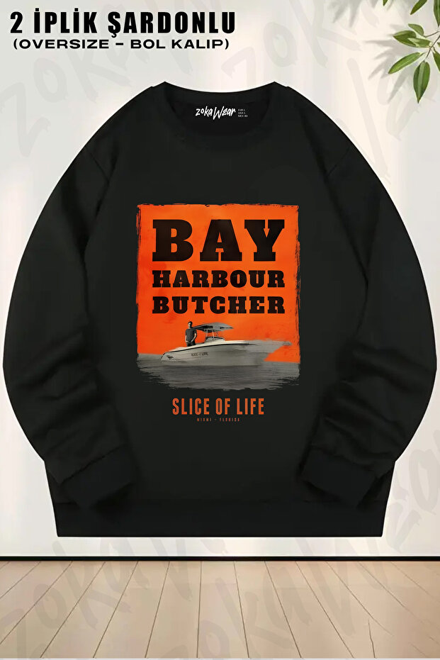 Dexter Print Printed Crew Neck Sweatshirt
