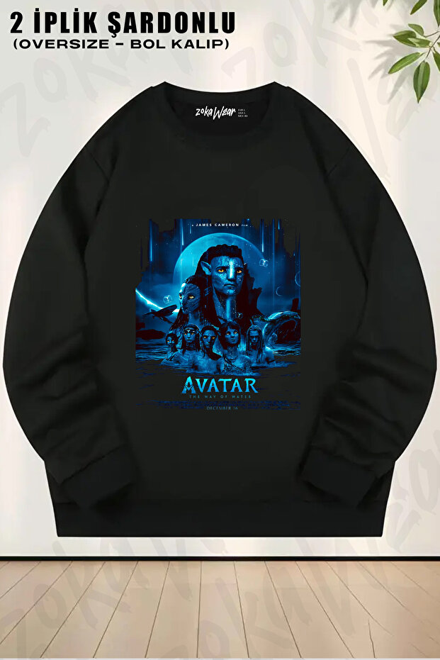 Avatar Designed Printed Crew Neck Sweatshirt