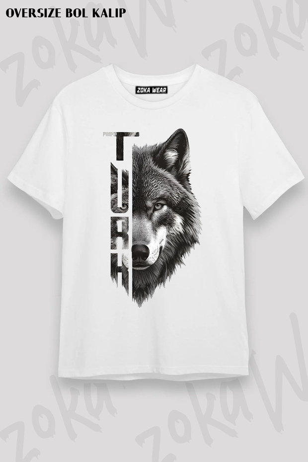 Yari Kurt Yarisi Turkish Text Printed T-Shirt