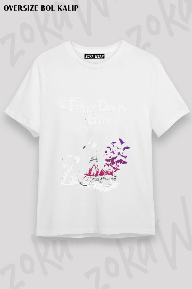Life Starts Now Rock Three Days Grace Printed T-Shirt