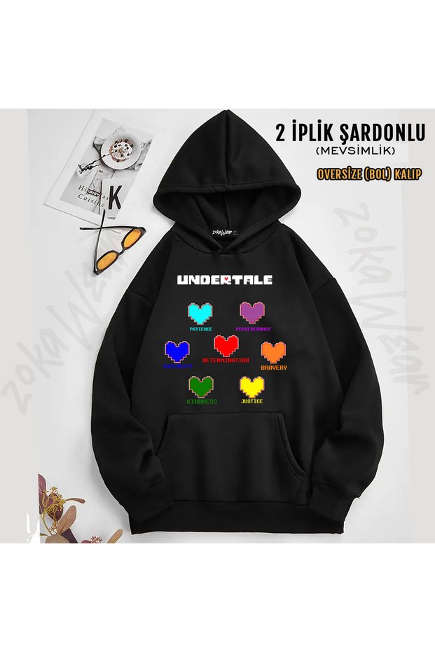 Undertale Sans V20 Printed Hooded Sweatshirt