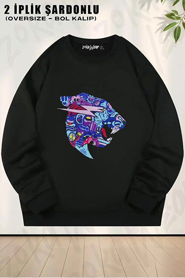Mr Beast Printed Crew Neck Sweatshirt