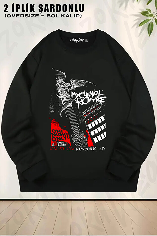 My Chemical Romance Printed Crew Neck Sweatshirt