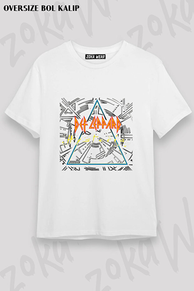 Def Leppard Printed Cotton T-Shirt