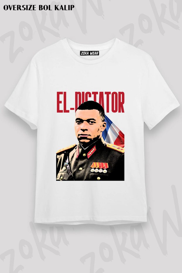 El Dictator Kylian Mbappe Football Printed T-Shirt