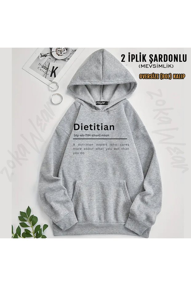 Dietitian V2 Health Gift Dietitian Printed Hooded Sweatshirt