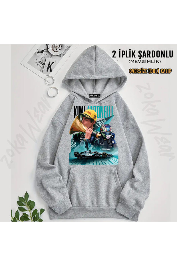 Formula 1 Andrea Kimi Antonelli V3 Printed Hooded Sweatshirt