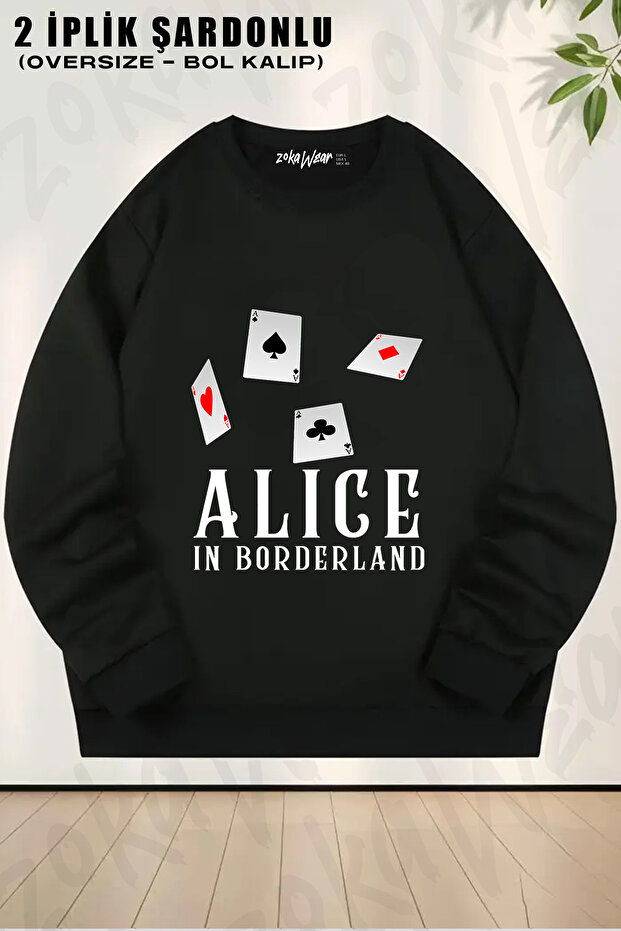 Alice in Borderland Printed Crew Neck Sweatshirt