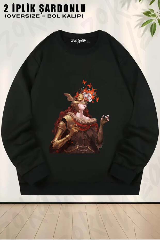Elden Ring Printed Crew Neck Sweatshirt