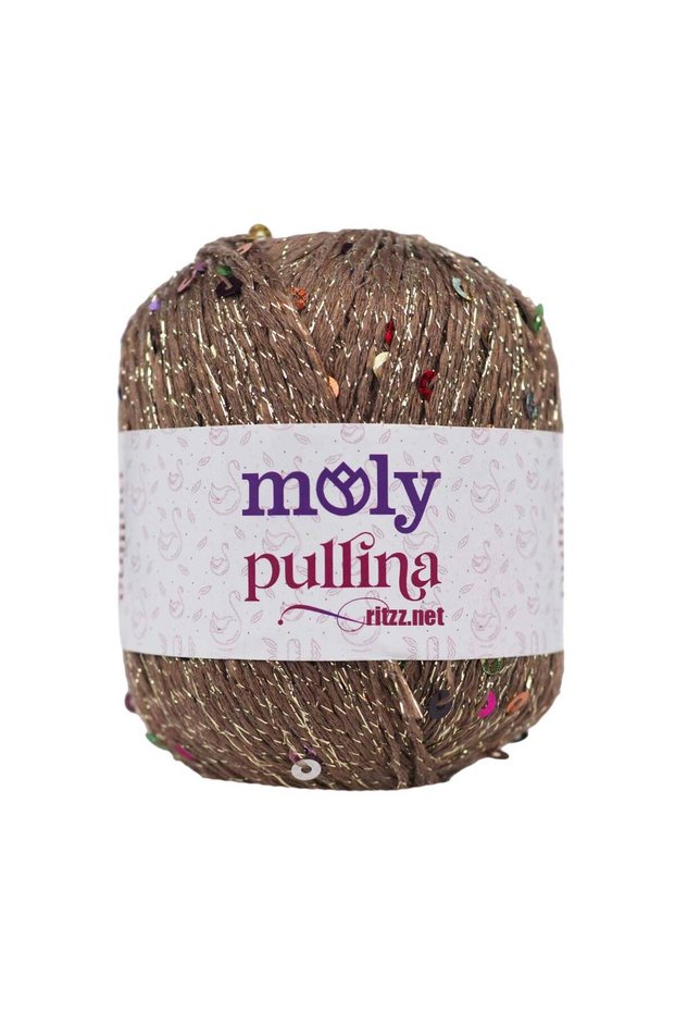 Pullina 10 Brown - Colorful Sequin