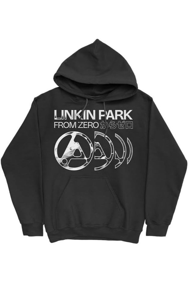 Linkin Park Printed Cotton 3 Thread Threaded Oversize Sweatshirt