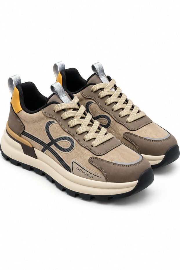 Stylish Men's Sneaker Rubber Non-Slip Sole Orthopedic Lightweight Casual Sports Shoes