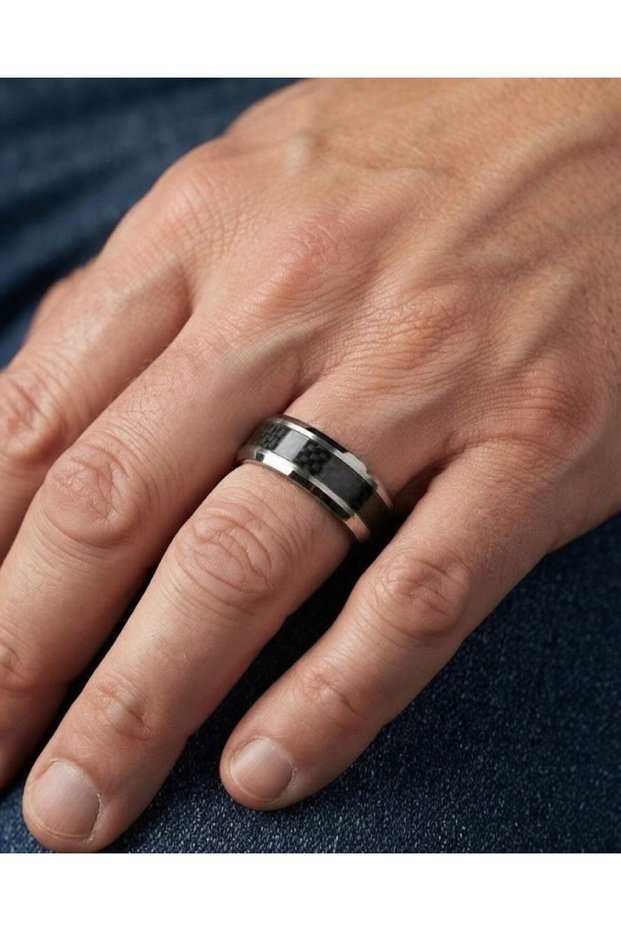 Men's Silver Color Steel Ring