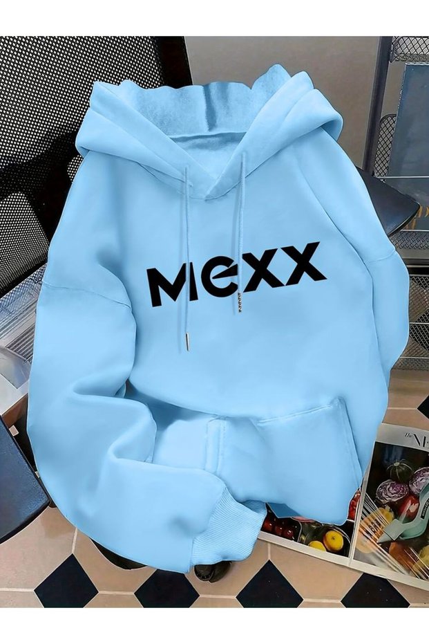 Unisex Oversize Hooded Printed Sweatshirt – Casual Streetwear Men's and Women's Hoodie