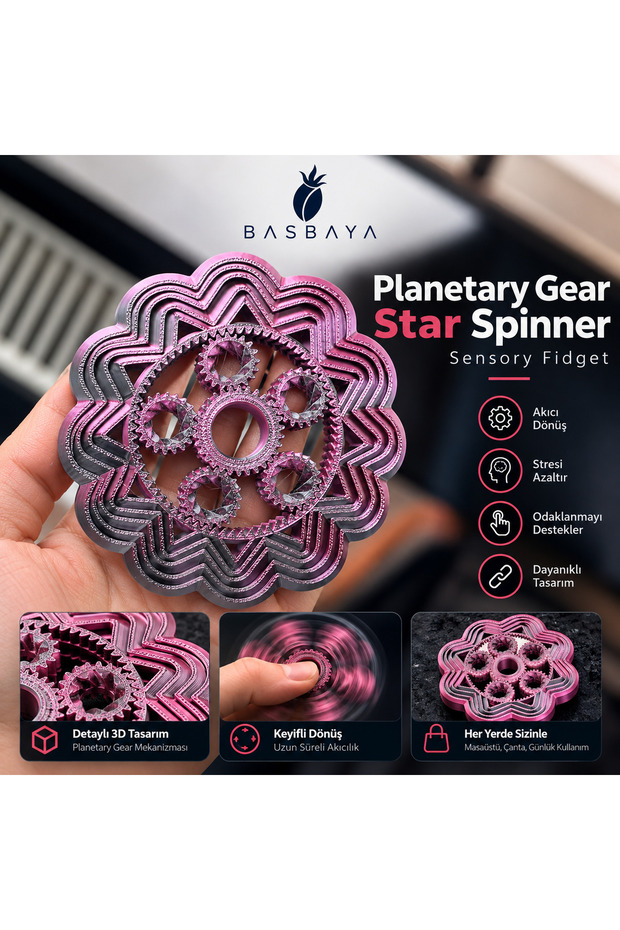 Planetary Gear Döner Dişli Fidget Oyuncağı