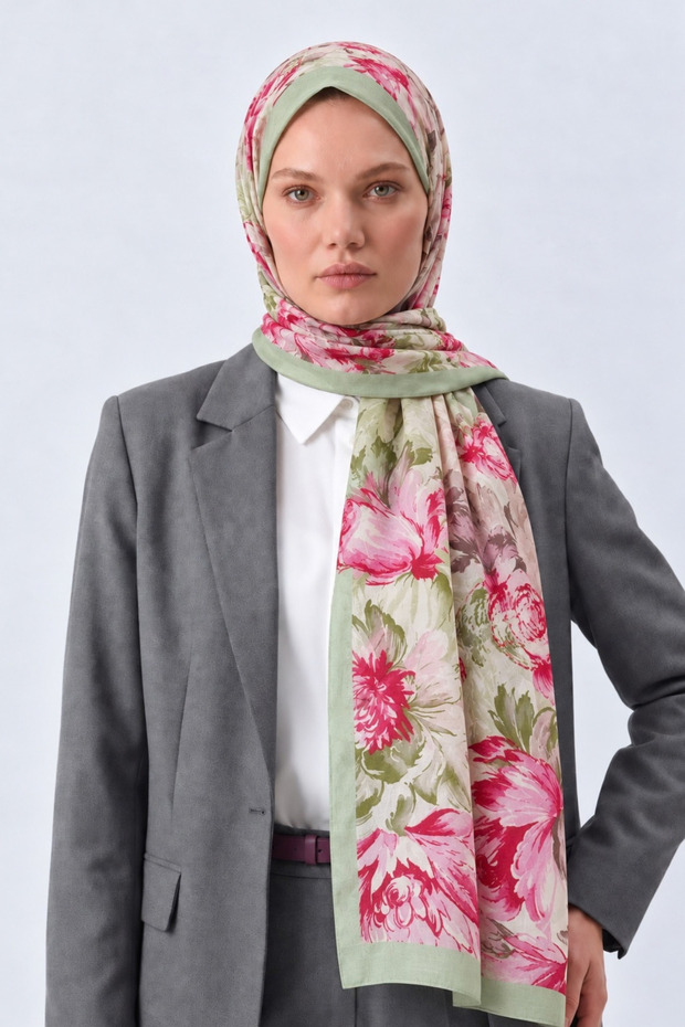 Women's Hijab Printed Shawl
