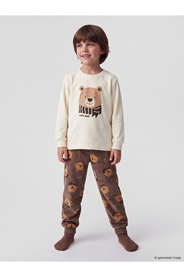 Esvab • Modern & Distinctive Printed Boys' Pajama Set