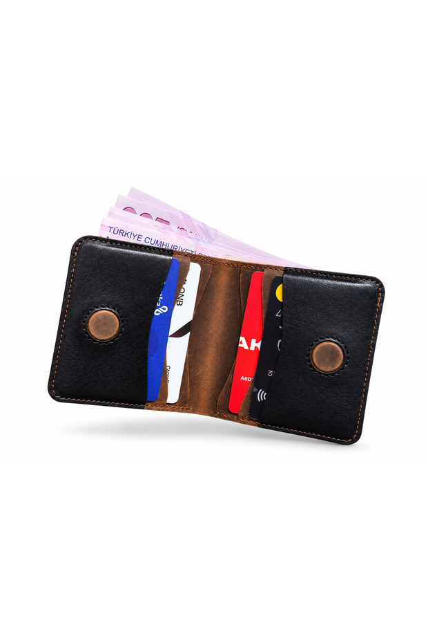 Genuine Leather Leno Model Wallet