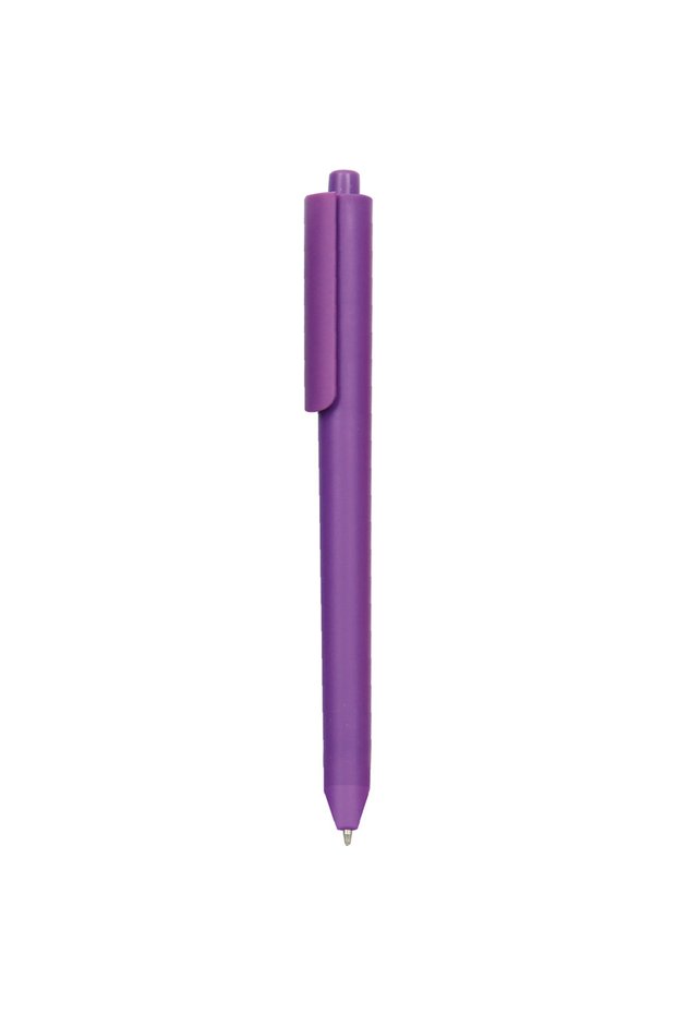 Plastic Pen 0544-90 Purple 100 Pieces Without Printing -