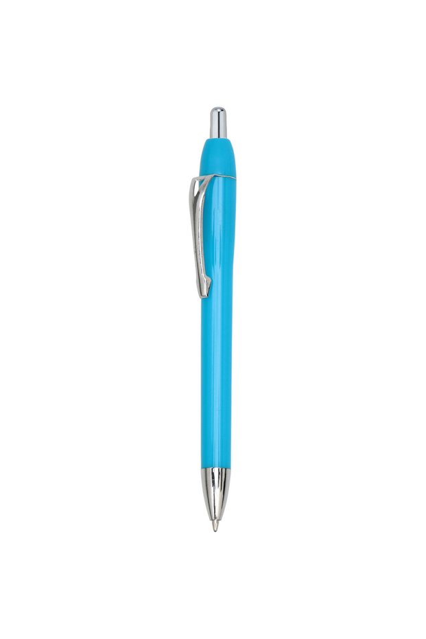 Ballpoint Pen 0532-260 Turquoise 100 Pieces Without Printing -