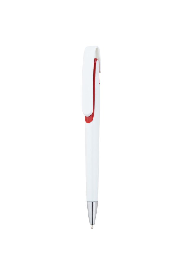 Plastic Pen 0544-20 Red 100 Pieces Without Printing -