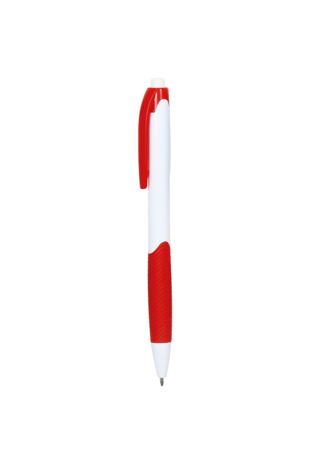 Plastic Ballpoint Pen 0507 Red 100 Pieces Without Printing -