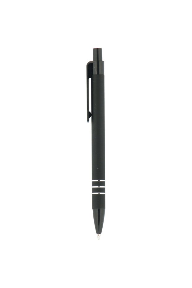 Metal Ballpoint Pen 0555-50 Black 100 Pieces Without Printing -