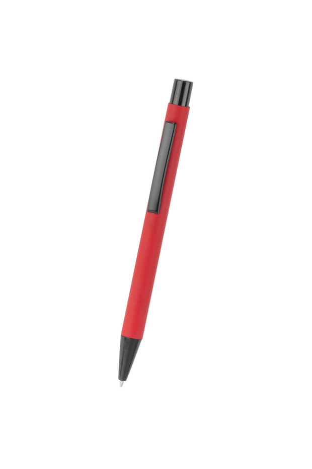 Metal Ballpoint Pen 0555-100 Red 100 Pieces Without Printing -