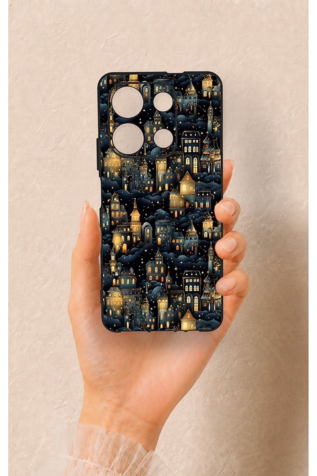 Infinix Note 30 Compatible Night Tale Patterned Silicone Case