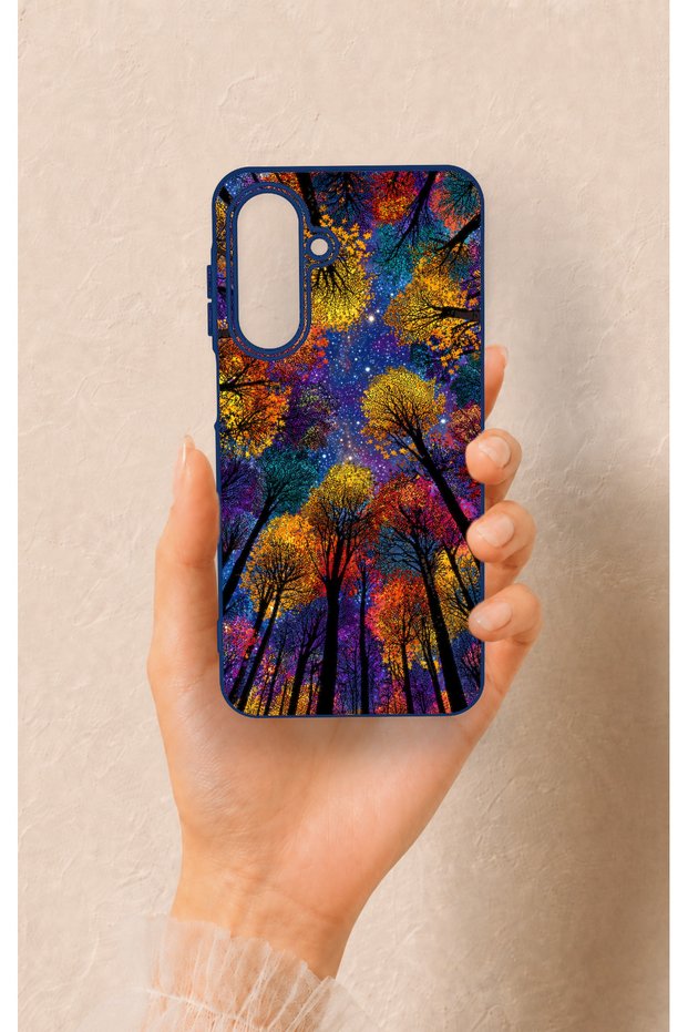 Samsung A26 Compatible Colorful Sky Pattern Silicone Case