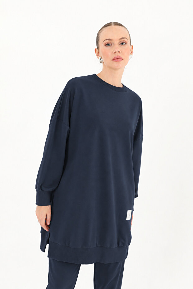 Women's Basic Tunic 30644 Dark Blue