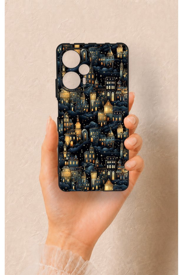Poco F5 Compatible Night Tale Patterned Silicone Case