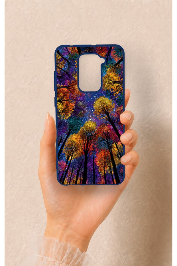 Redmi Note 9 Compatible Colorful Sky Pattern Silicone Case